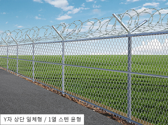 Y자 상단 일체형/1열 스텐 윤형<br>W3000×H2200mm<br>W3000×H2400mm<br>W3000×H3000mm